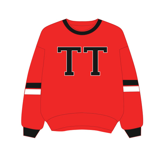 The Virginia Varsity Crewneck Texas Tech | Bright Red
