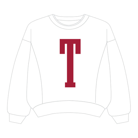 The Molly Cozy Crew Troy | Youth White
