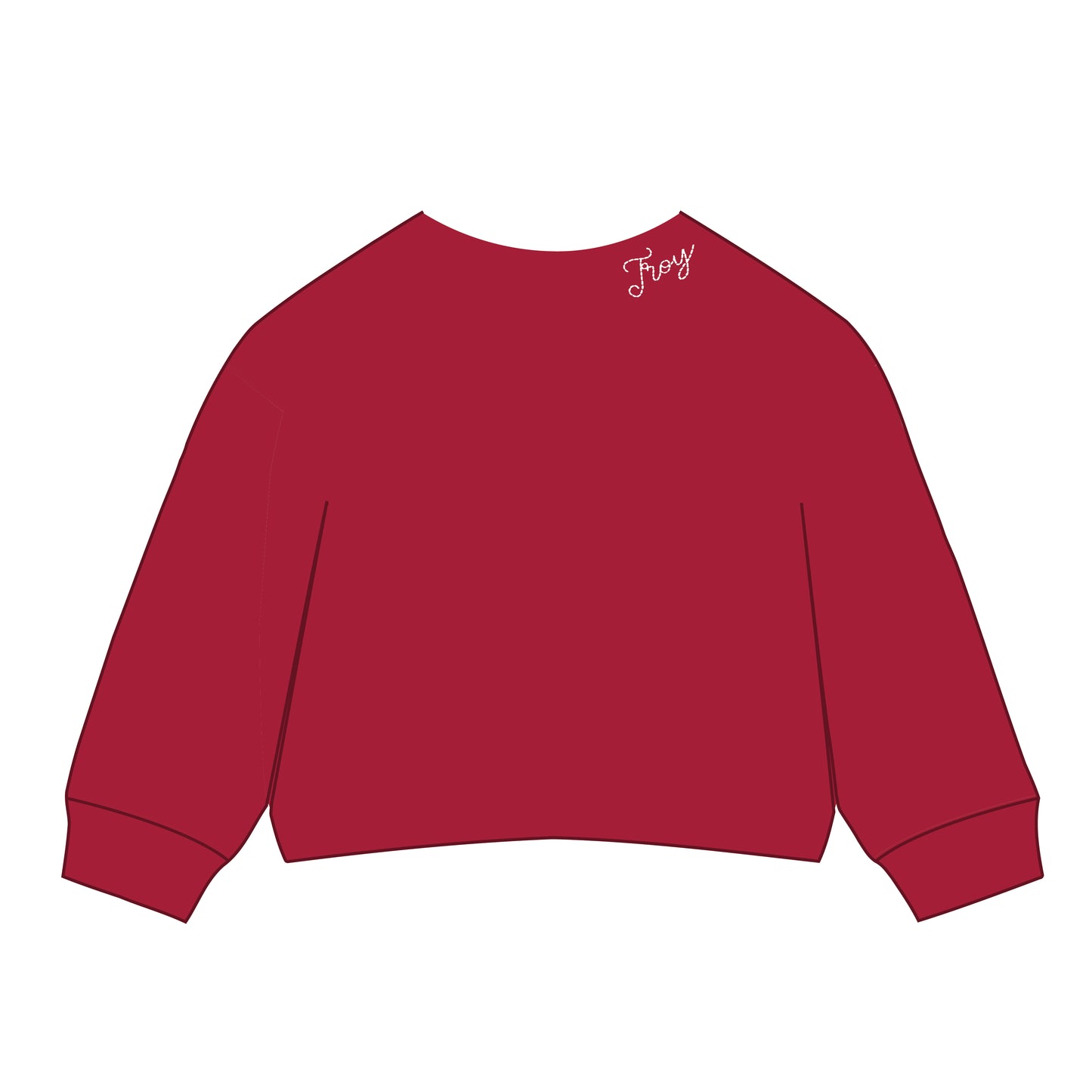 The Lexie Lounge Top Troy Trojans | Deep Red