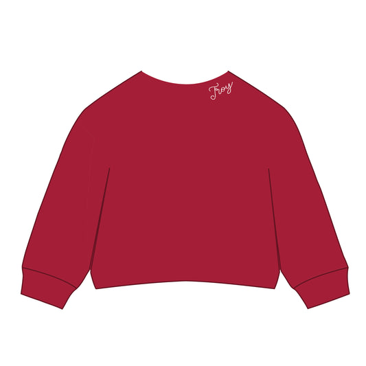 The Lexie Lounge Top Troy Trojans | Youth Deep Red