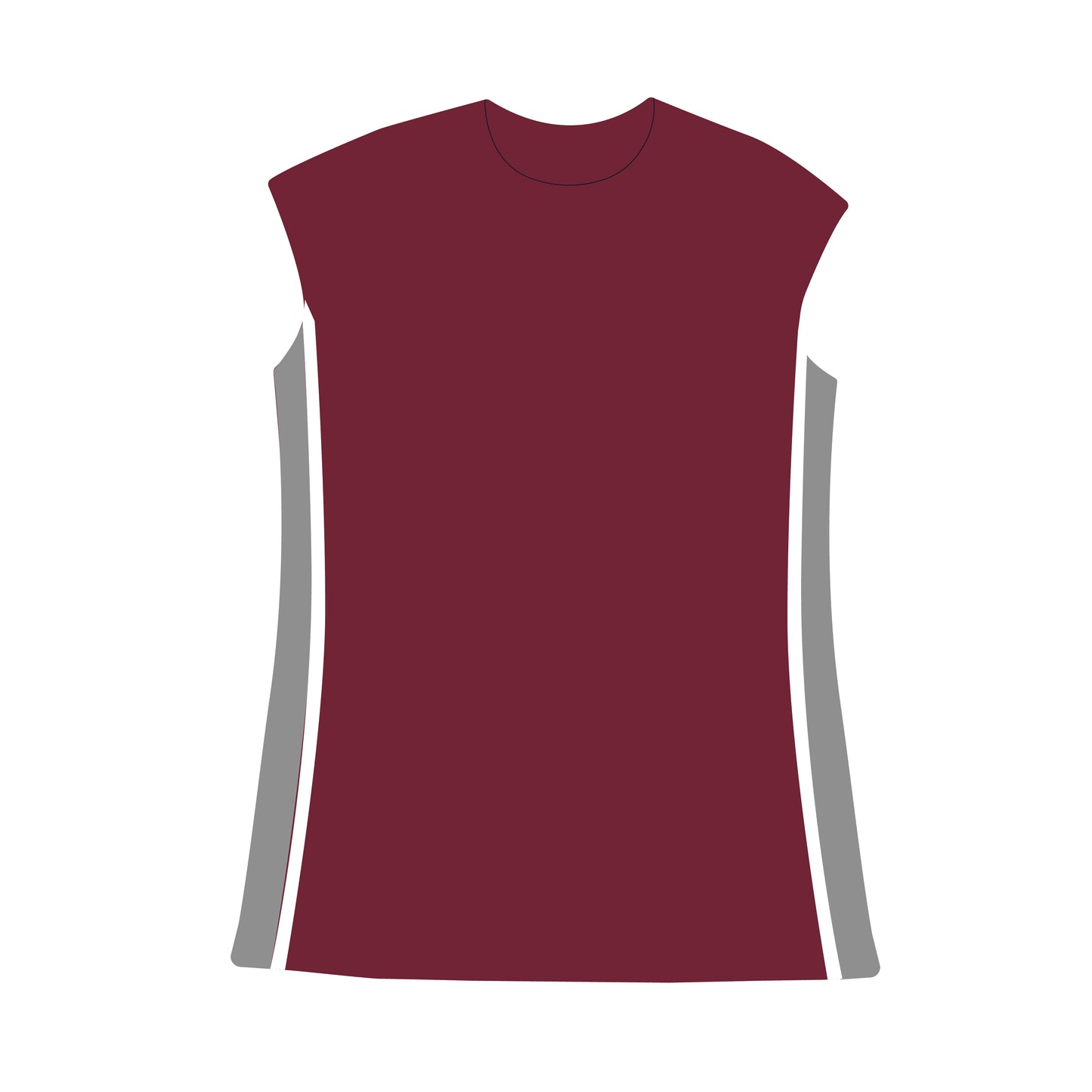 The Campbell Cap Sleeve Troy Trojans Woven Label | Deep Red