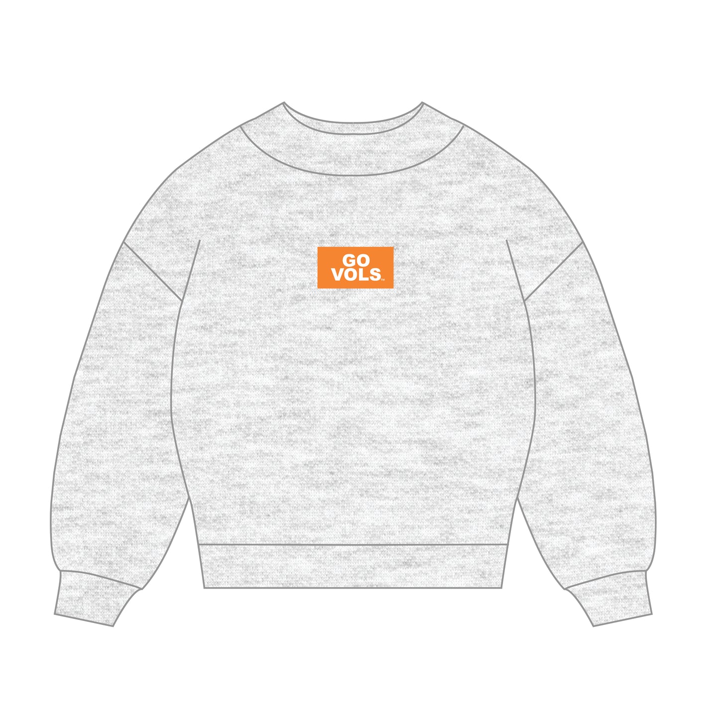 The Mary Mockneck Go Vols Woven Label | Youth Ash