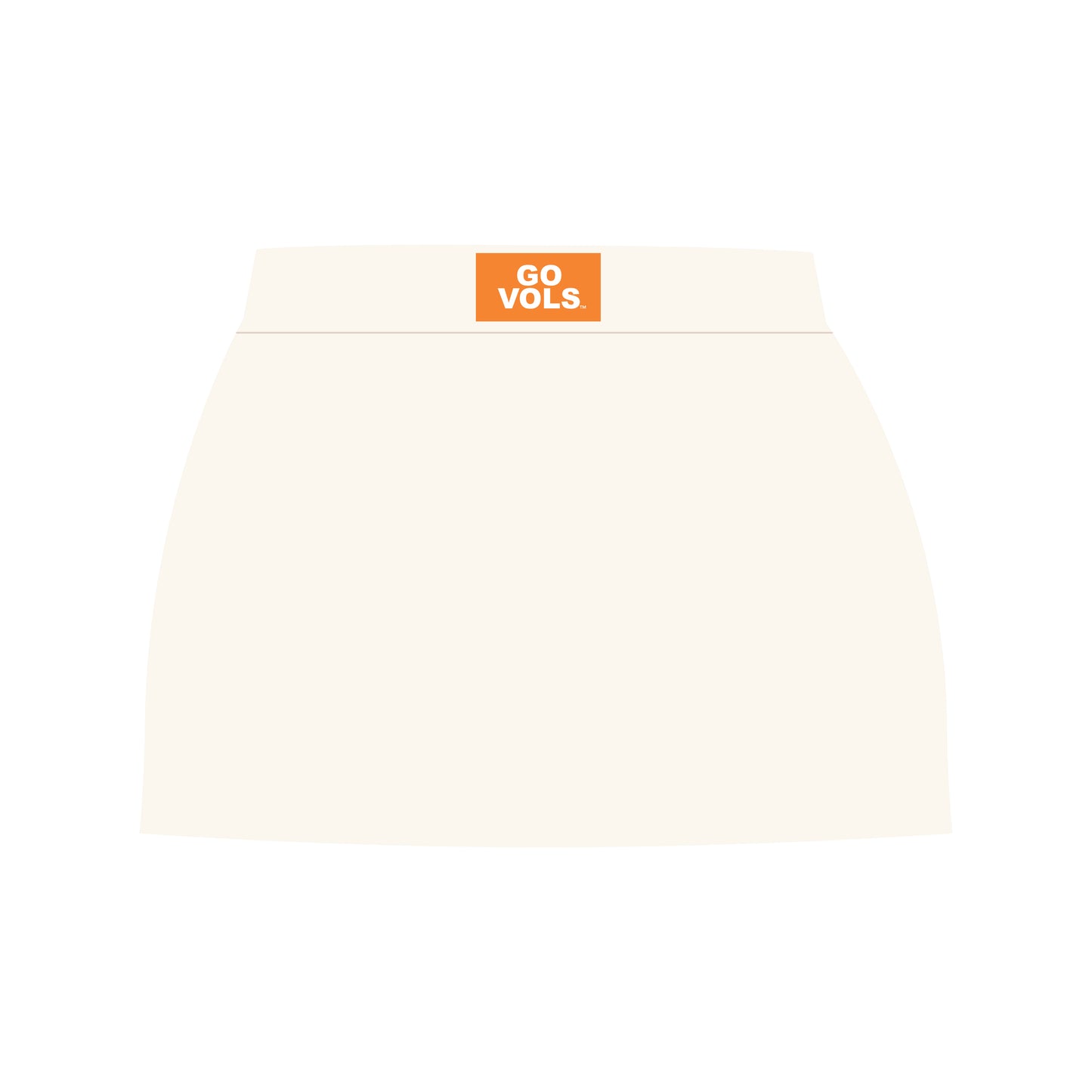 The Hayden High Waisted Skort Go Vols Woven Label | Youth Bone