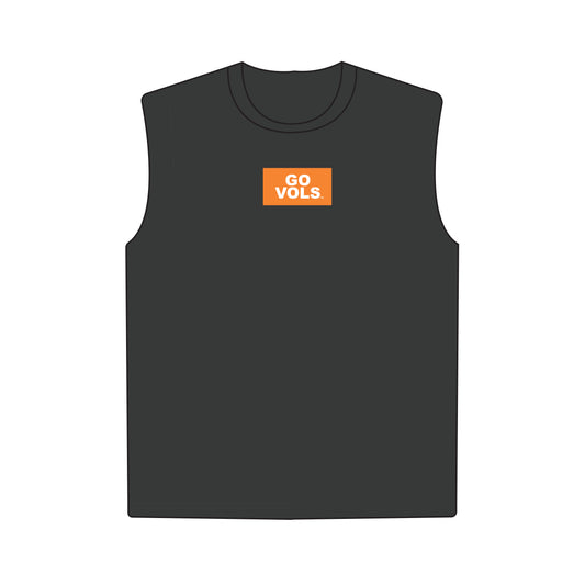 The Anna Active Tank Go Vols Woven Label | Youth Graphite