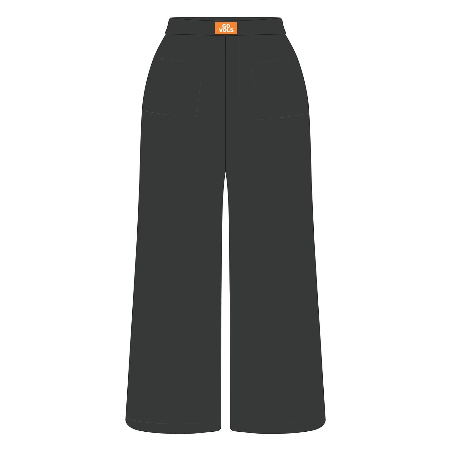 The Ava Airy Pants Go Vols Woven Label | Graphite