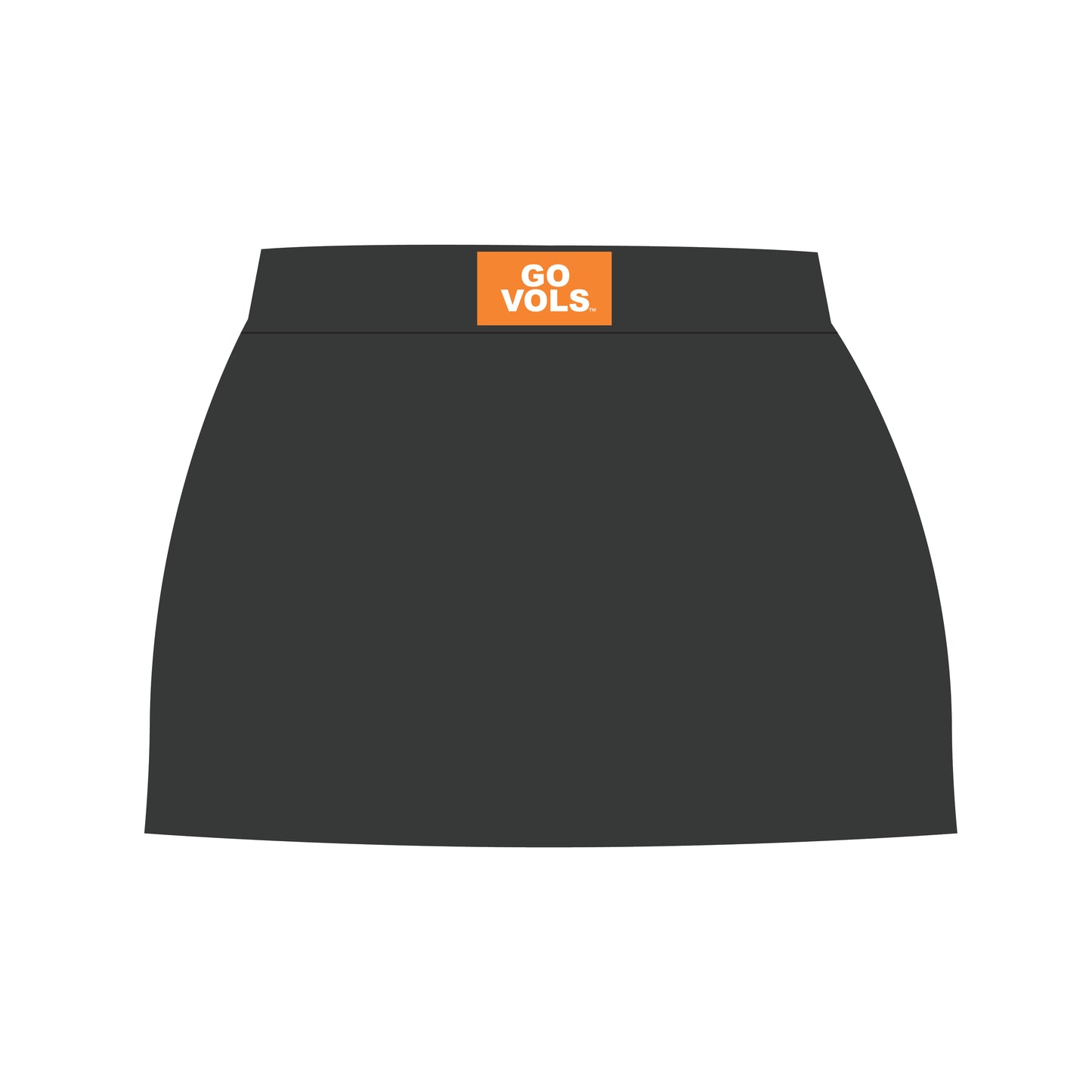 The Hayden High Waisted Skort Go Vols Woven Label | Youth Graphite