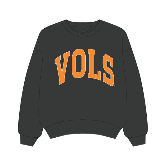 The Olivia Oversized Crewneck Tennessee | Graphite