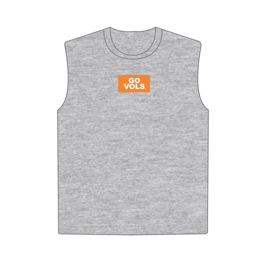 The Anna Active Tank Go Vols Woven Label | Heather Grey