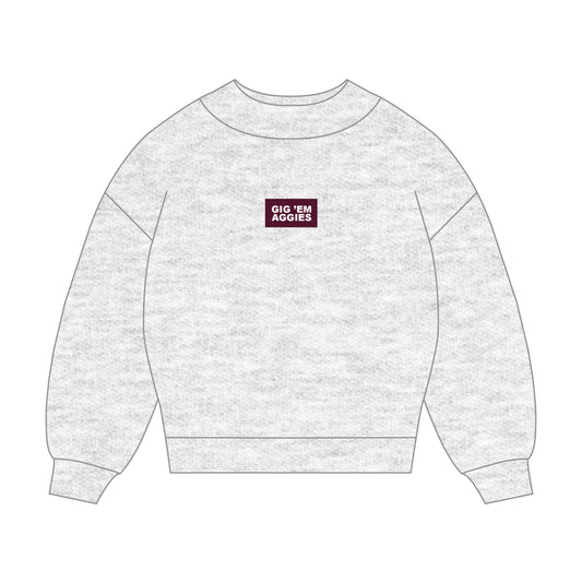 The Mary Mockneck Gig 'Em Aggies Woven Label | Youth Ash