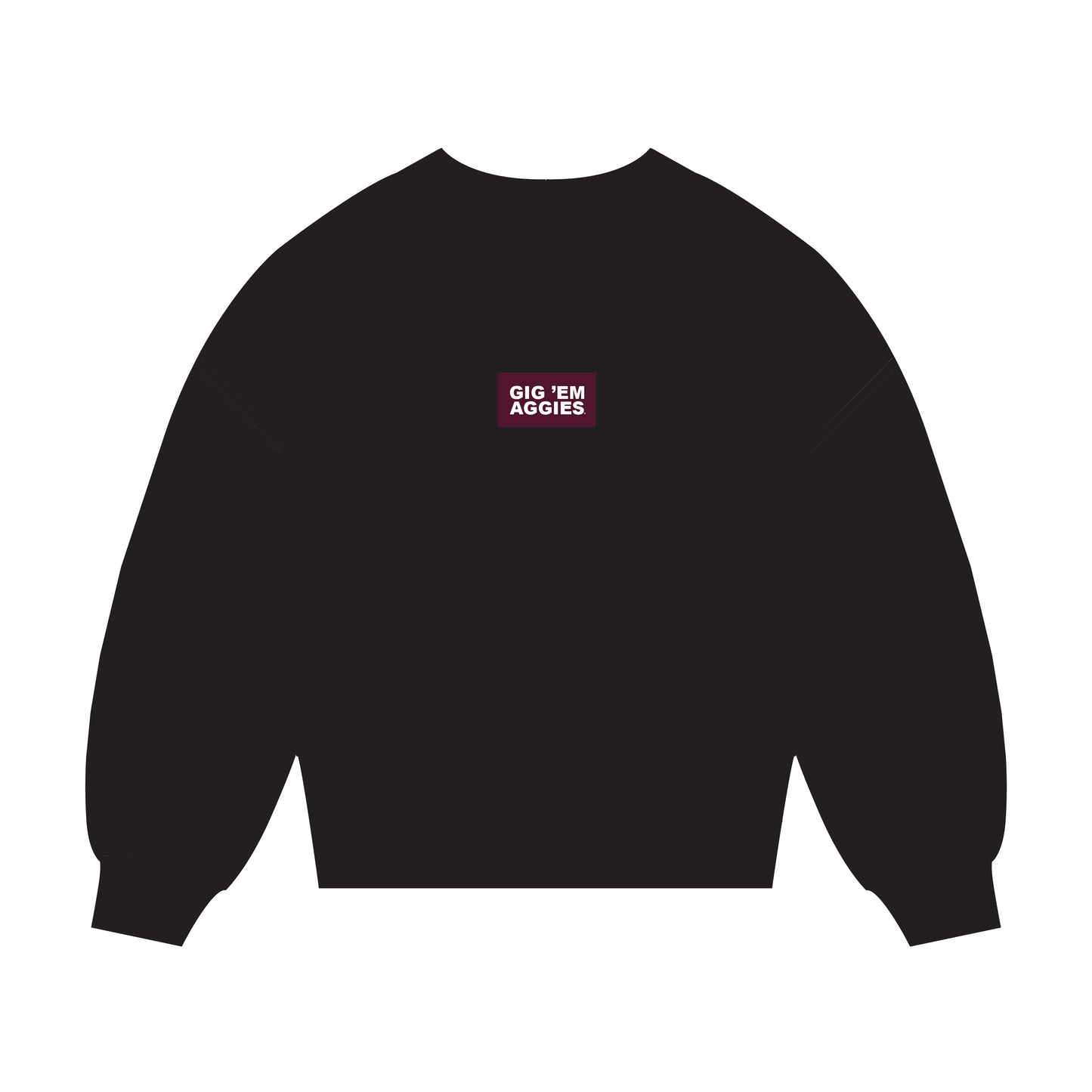 The Mary Mockneck Gig 'Em Aggies Woven Label | Youth Black