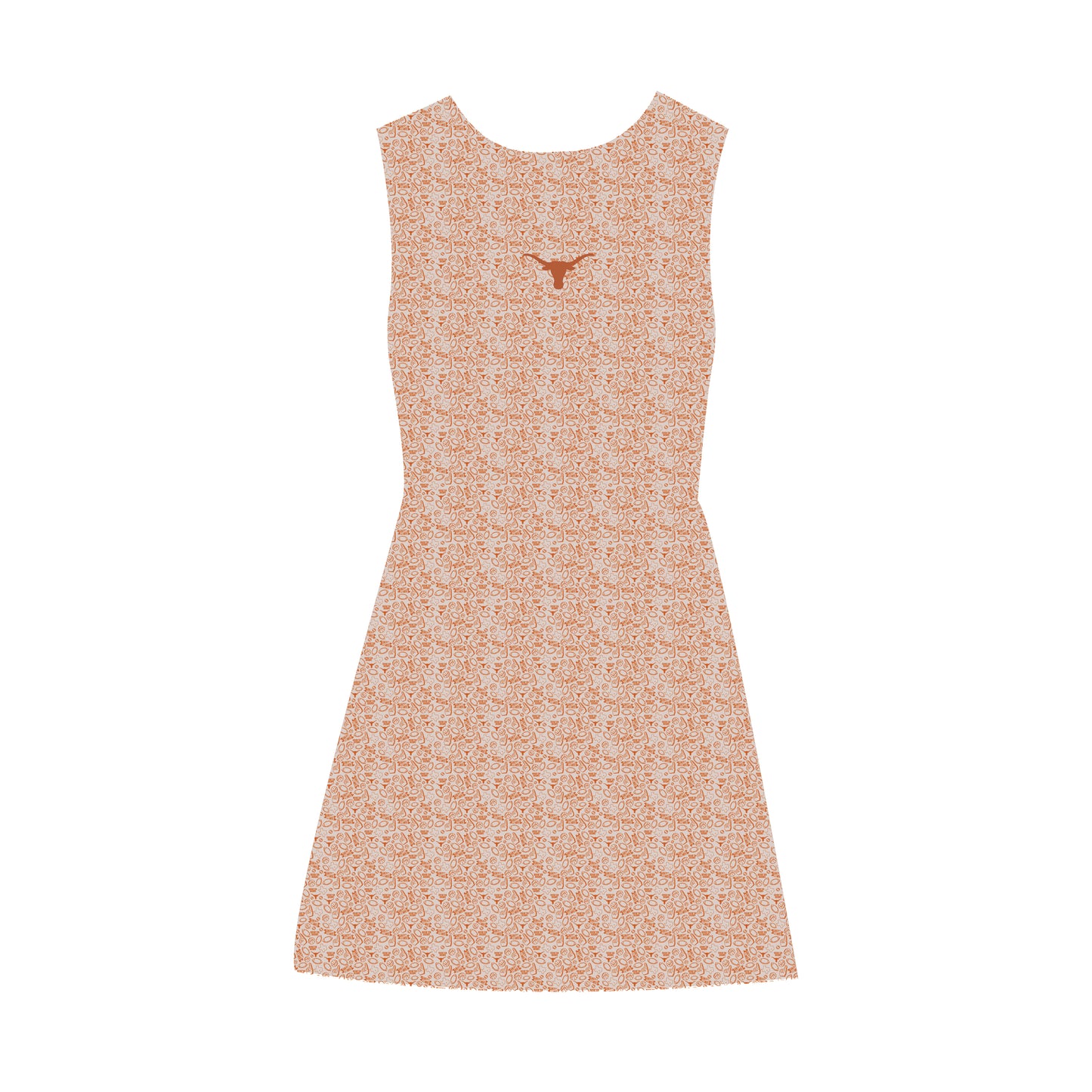 The Grace Pattern Dress Texas | Toddler/Youth Burnt Orange