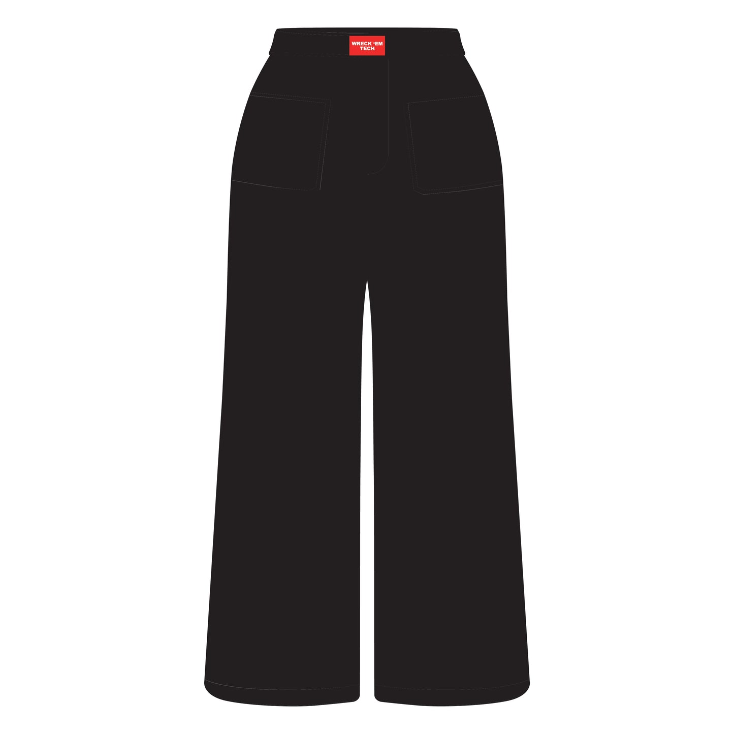 The Ava Airy Pants Wreck 'Em Tech Woven Label | Youth Black