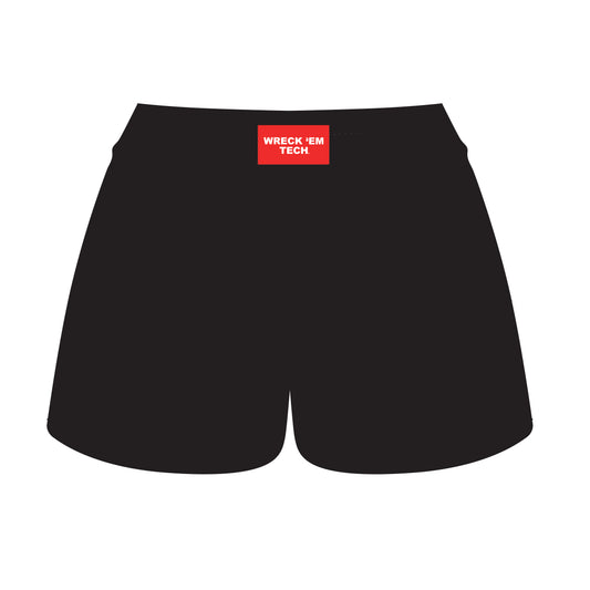 The Ava Airy Shorts Wreck 'Em Tech Woven Label | Black