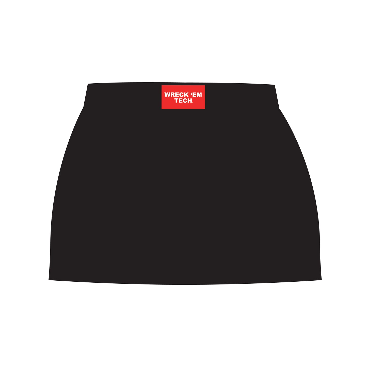 The Hayden High Waisted Skort Wreck 'Em Tech Woven Label | Black
