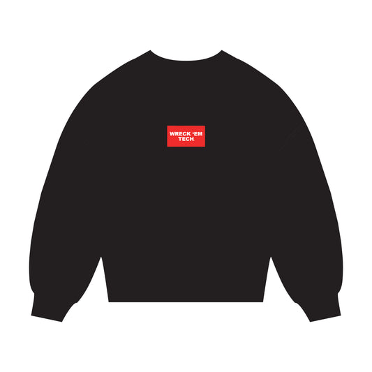 The Mary Mockneck Wreck 'Em Tech Woven Label | Youth Black