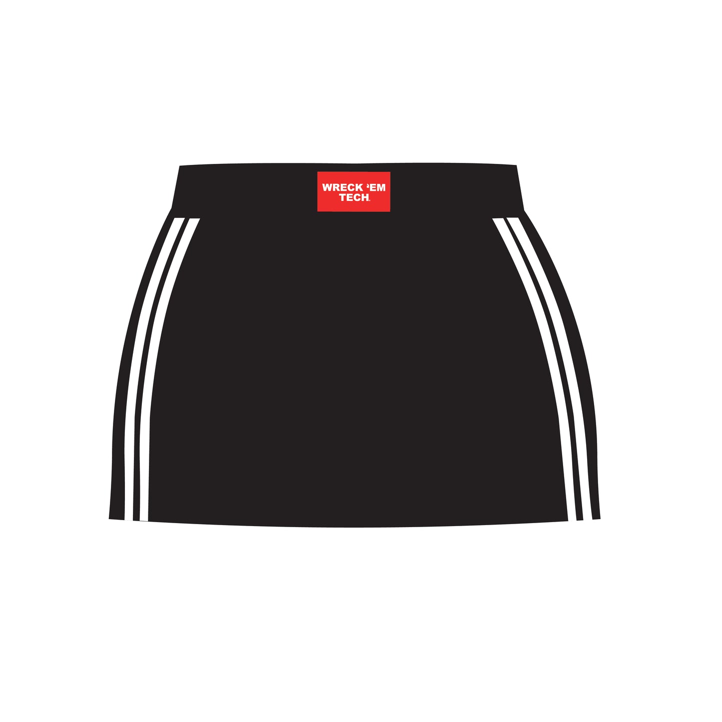 The Savannah Sporty Skort Wreck 'Em Tech Woven Label | Black