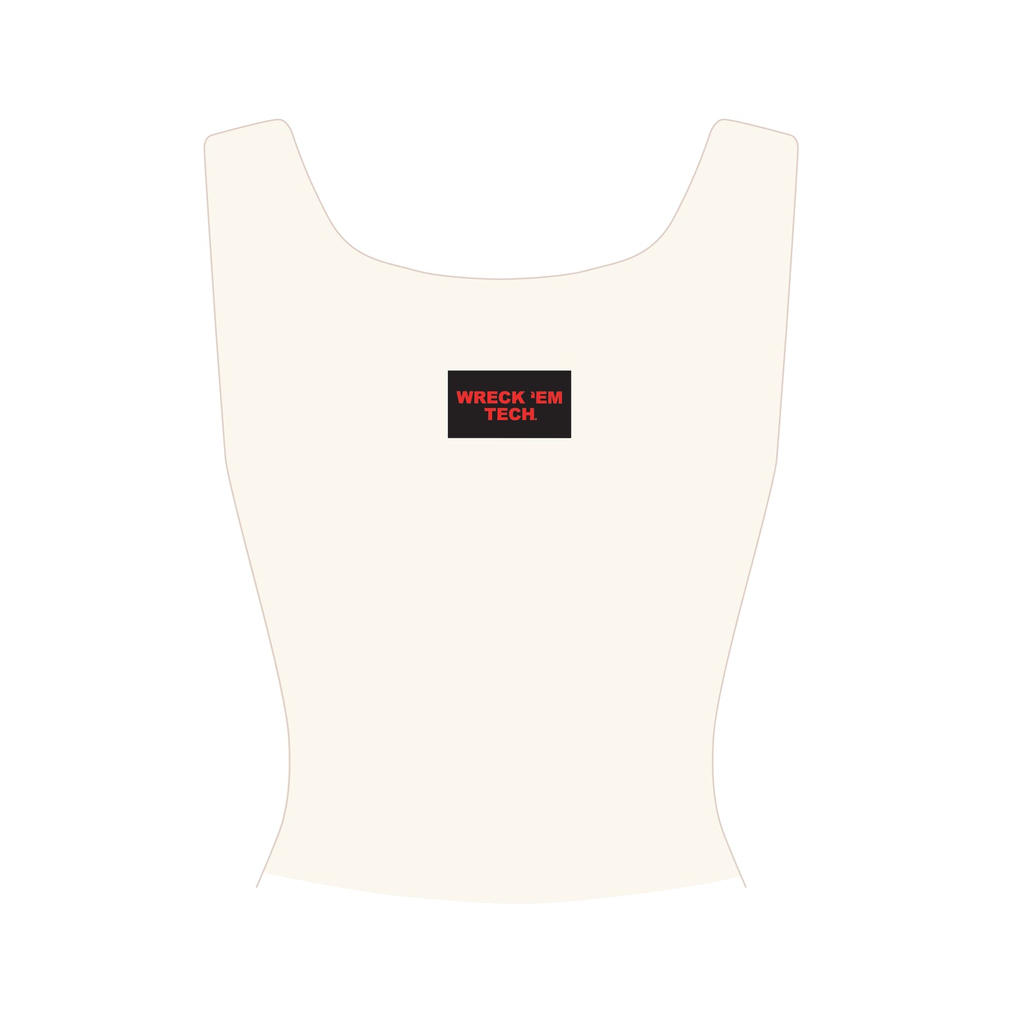 The Alli Ribbed Tank Wreck 'Em Tech Woven Label | Youth Bone