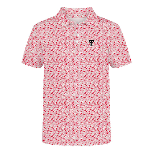 The James Polo Texas Tech | Youth Bright Red