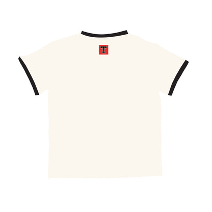 The Roxy Ringer Tee Texas Tech | Bone
