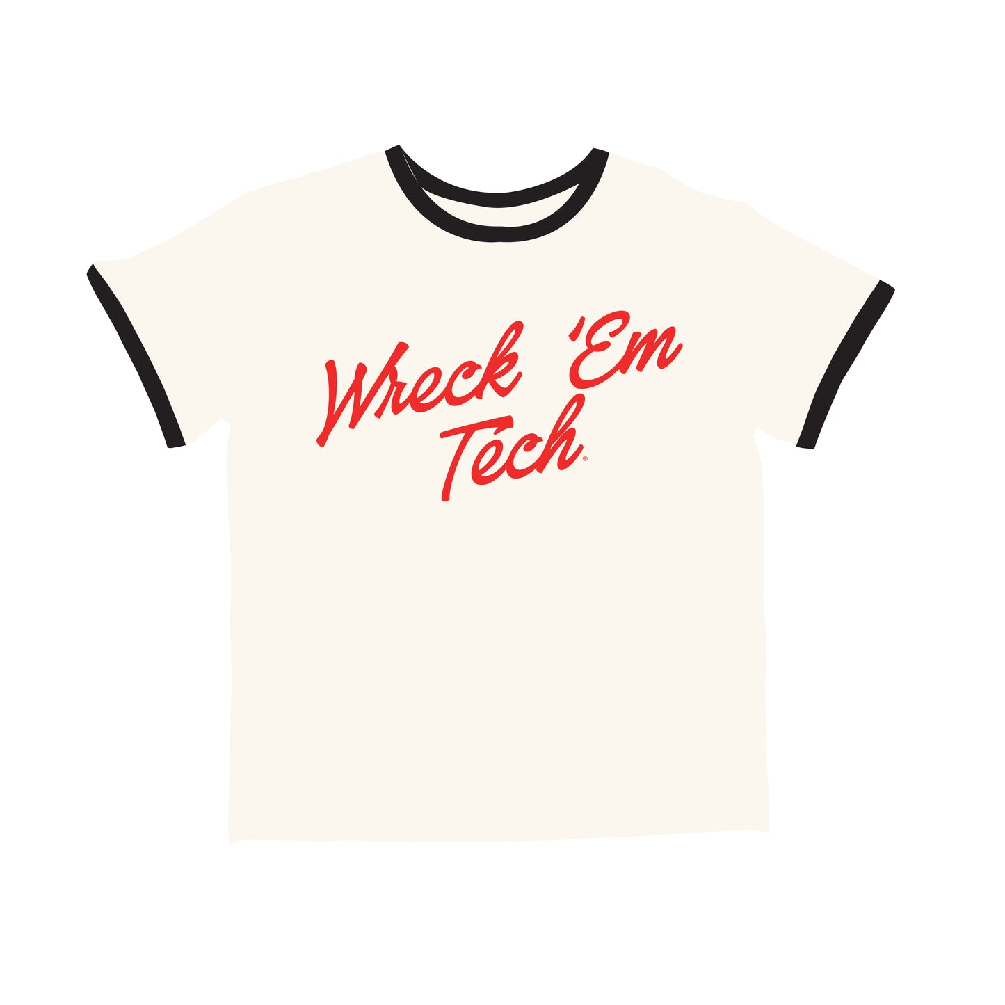 The Roxy Ringer Tee Texas Tech | Bone