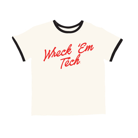 The Roxy Ringer Tee Texas Tech | Bone