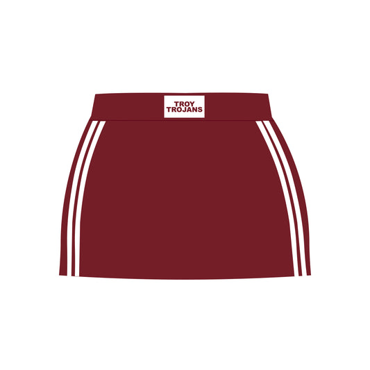 The Savannah Sporty Skort Troy Trojans Woven Label | Youth Deep Red