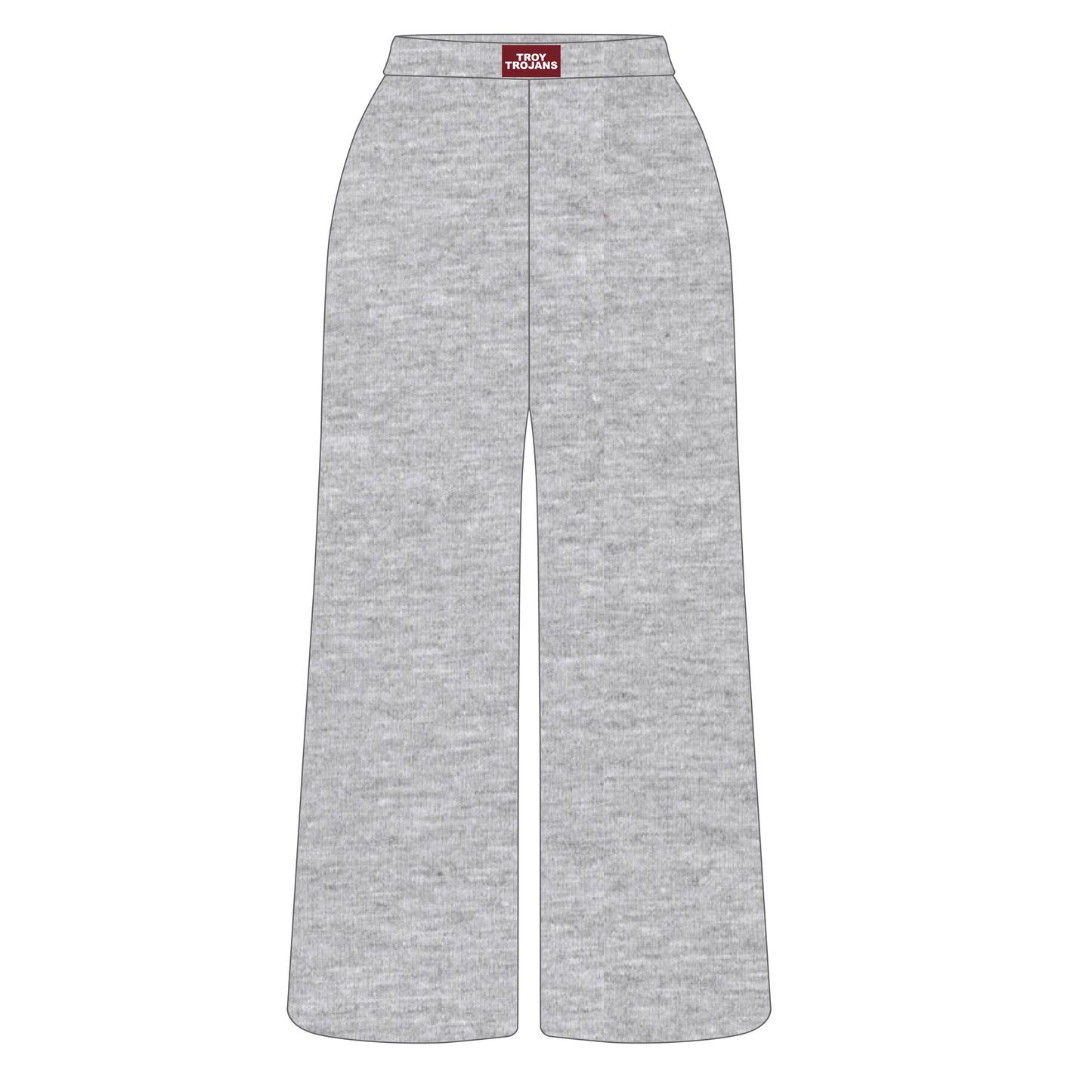 The Ava Airy Pants Troy Trojans Woven Label | Youth Heather Grey