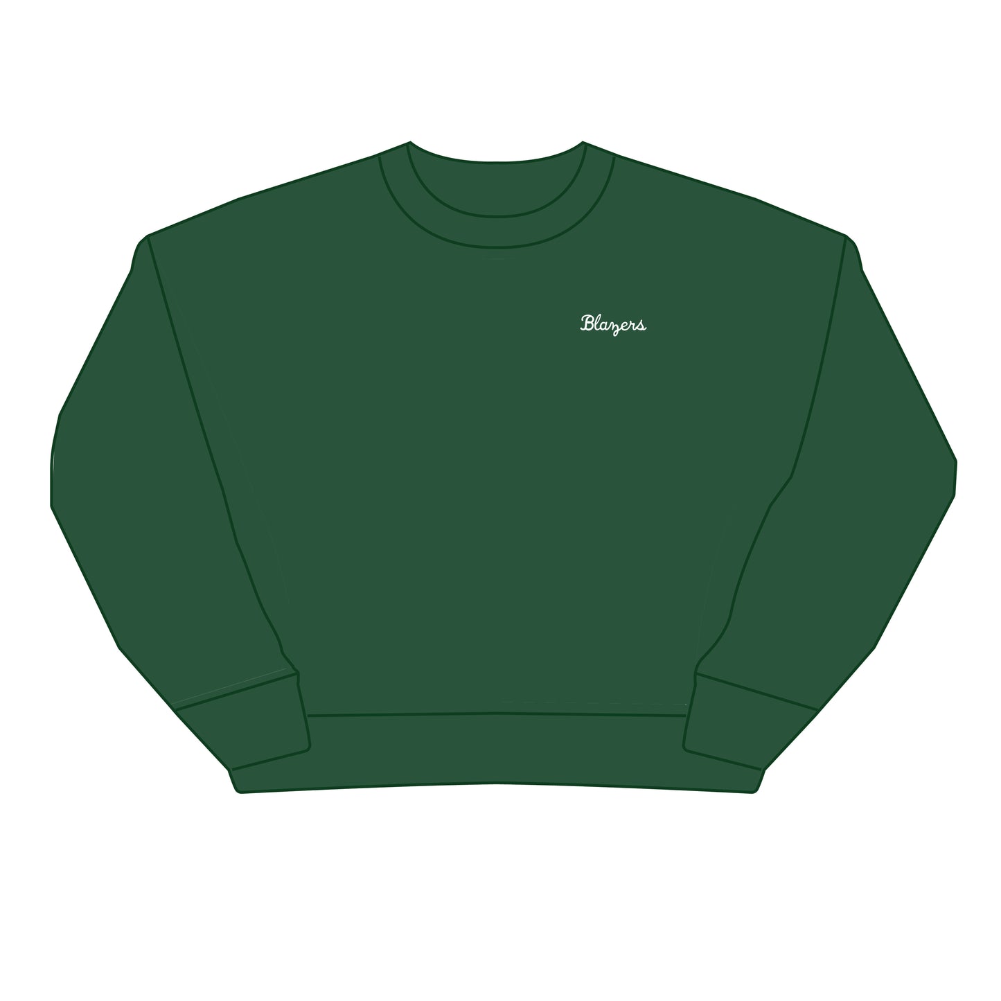 The Brooke Solid Crewneck UAB | Green