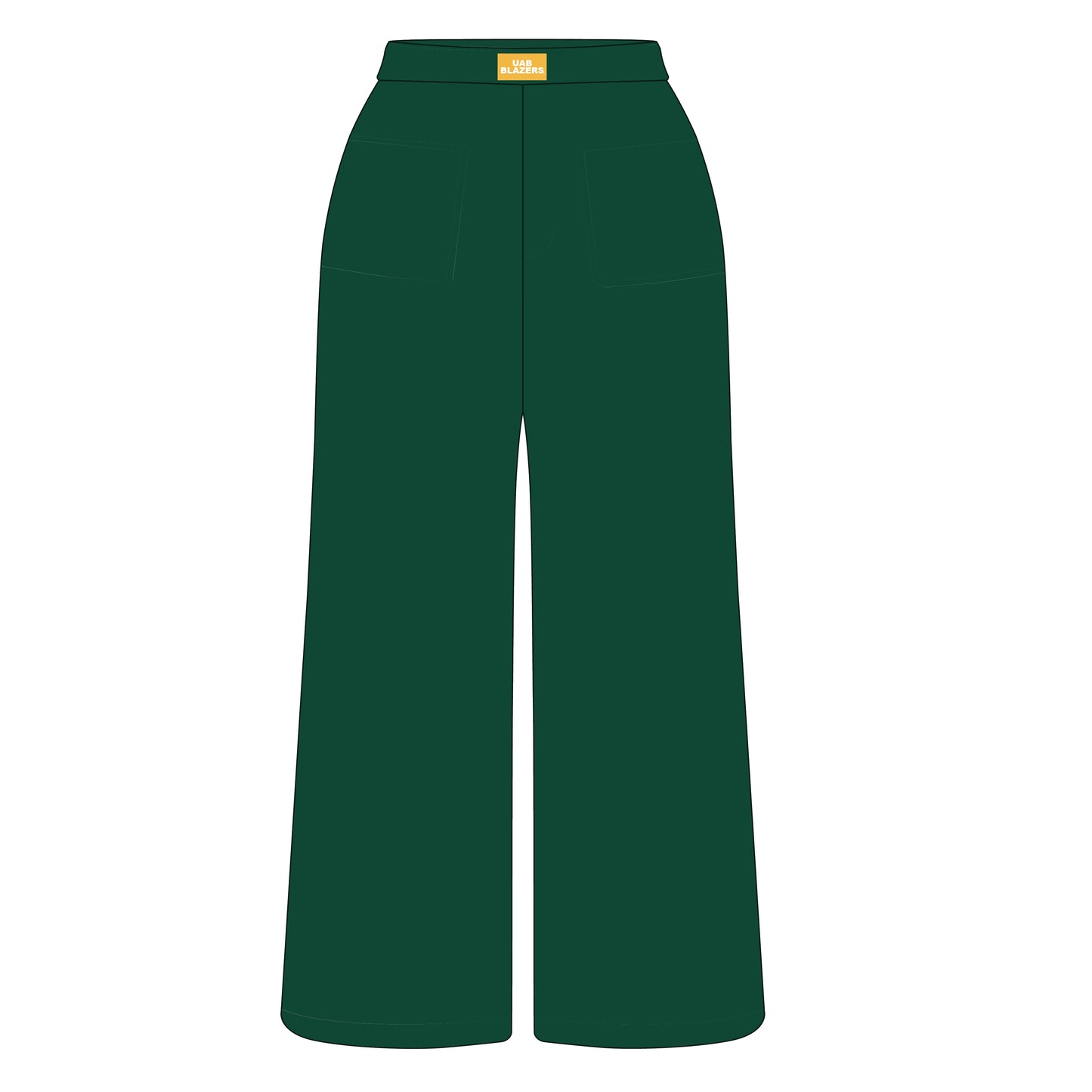 The Ava Airy Pants UAB Blazers Woven Label | Youth Green