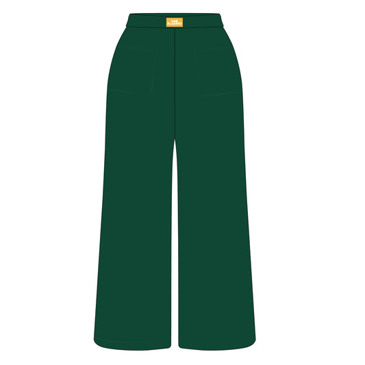 The Ava Airy Pants UAB Blazers Woven Label | Youth Green