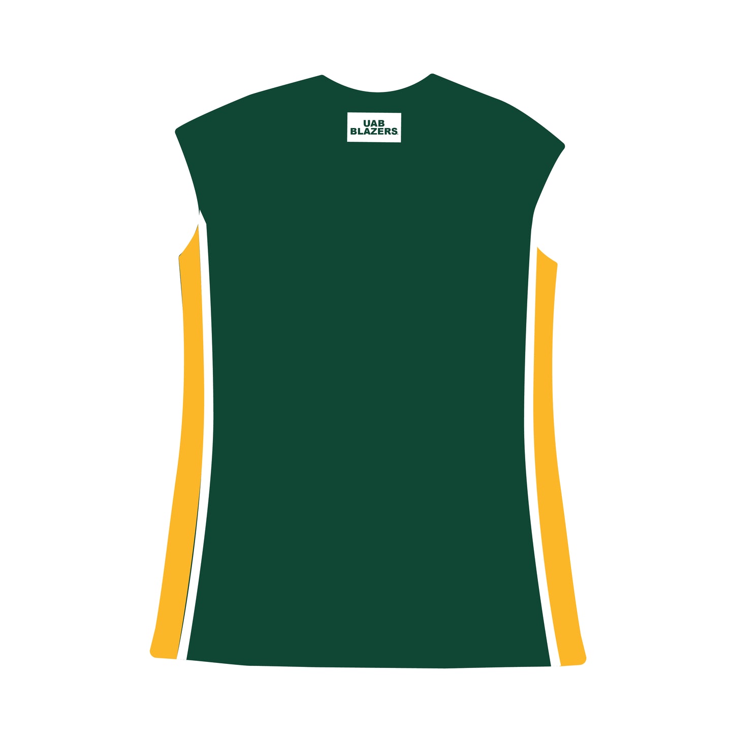 The Campbell Cap Sleeve Blaze 'Em Woven Label | Youth Green