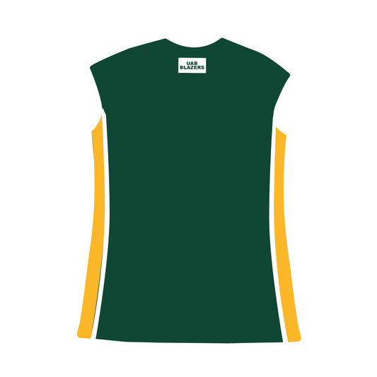 The Campbell Cap Sleeve Blaze 'Em Woven Label | Green