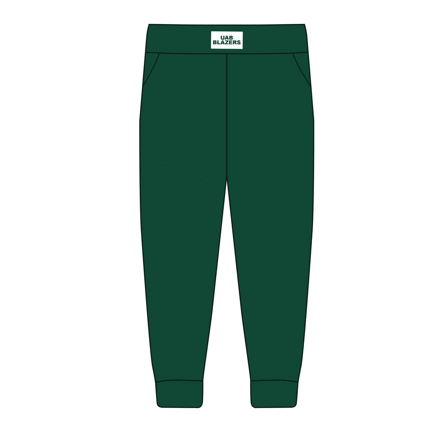 The Becca Joggers UAB Blazers Woven Label | Youth Green