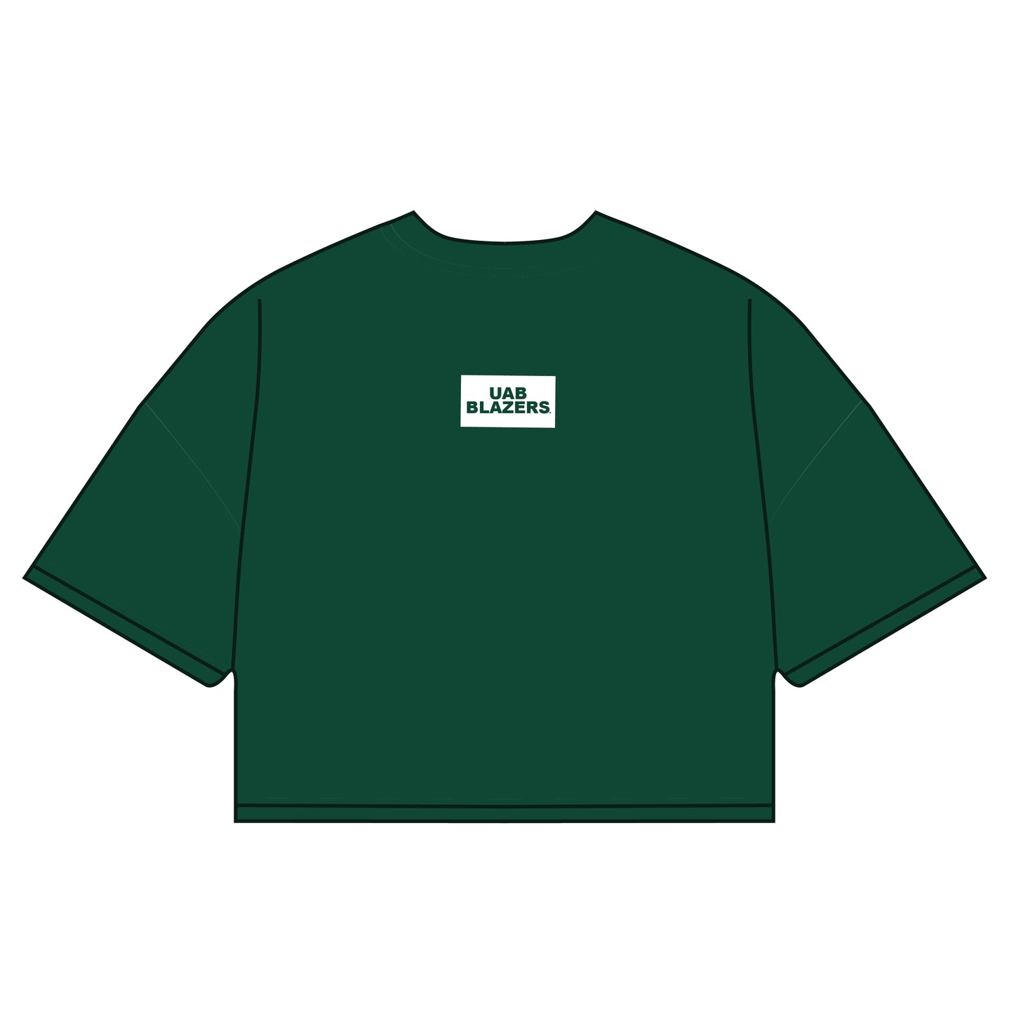 The Kristen Airy Shirt UAB Blazers Woven Label | Green