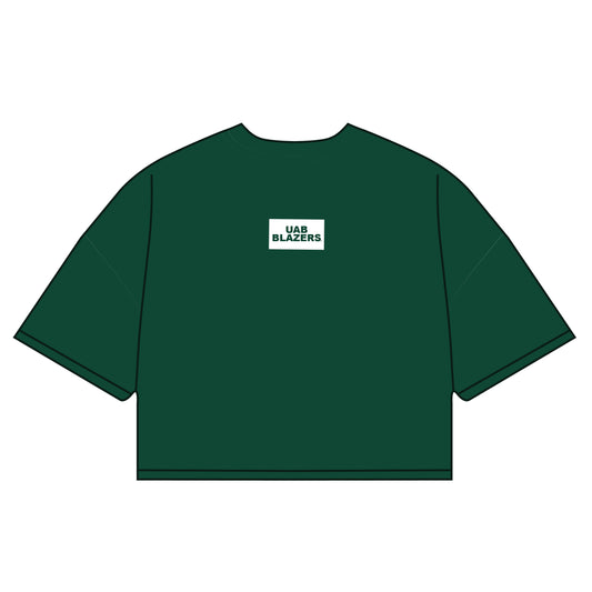 The Kristen Airy Shirt UAB Blazers Woven Label | Green