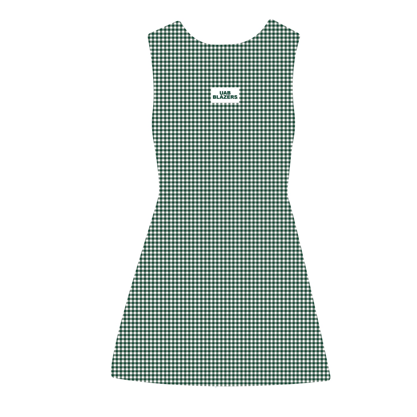 The Grace Gingham Dress Blaze 'Em Woven Label | Youth Green