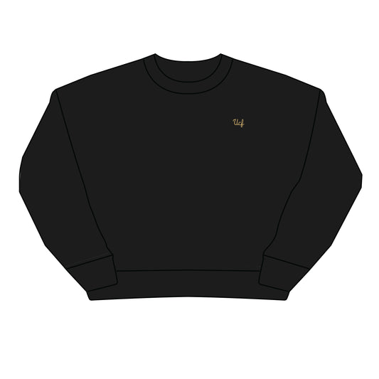 The Brooke Solid Crewneck UCF | Black