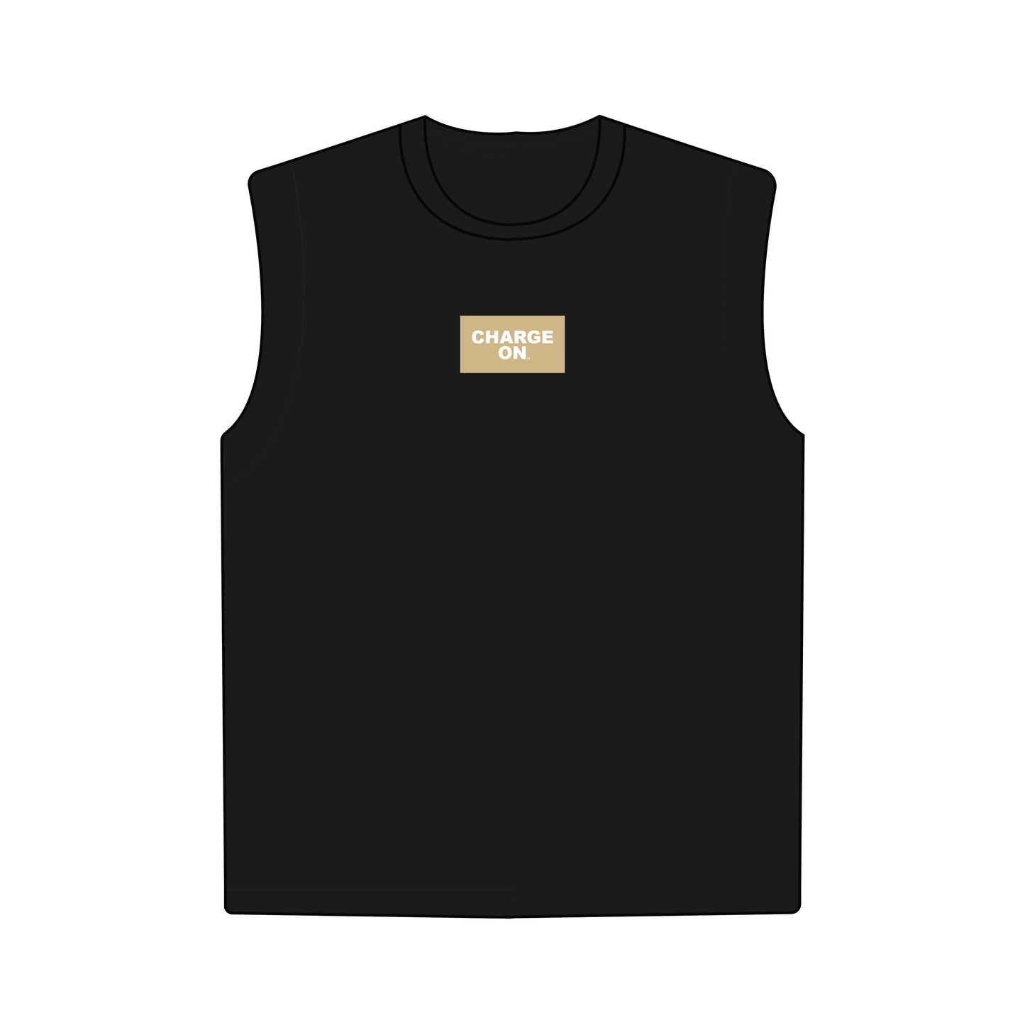 The Anna Active Tank Charge On Woven Label | Youth Black