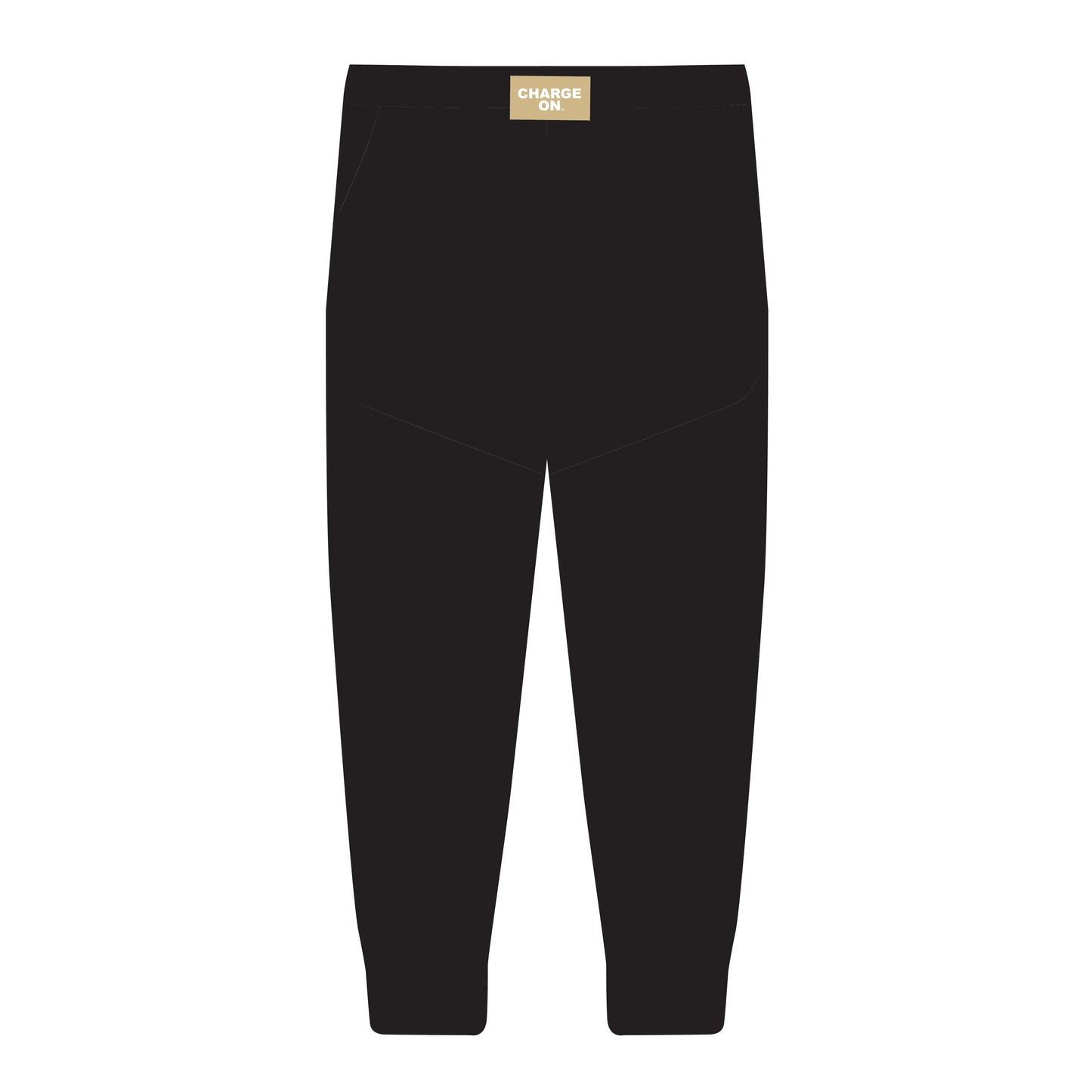 The Becca Joggers Charge On Woven Label | Black