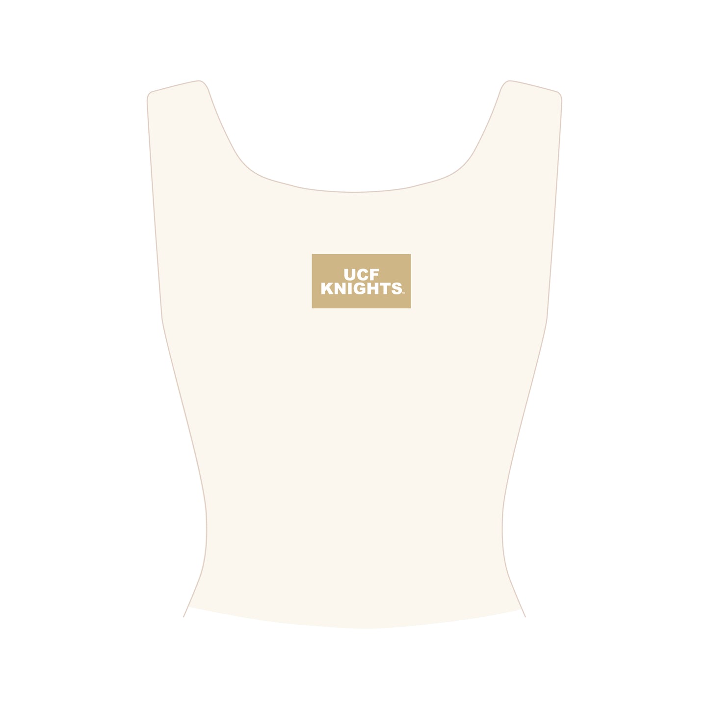 The Alli Ribbed Tank UCF Knights Woven Label | Youth Bone