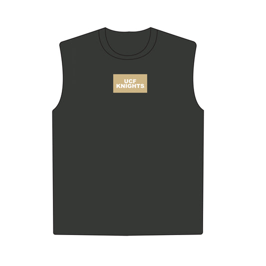 The Anna Active Tank UCF Knights Woven Label | Graphite
