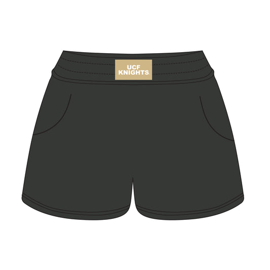 The Ava Airy Shorts UCF Knights Woven Label | Graphite