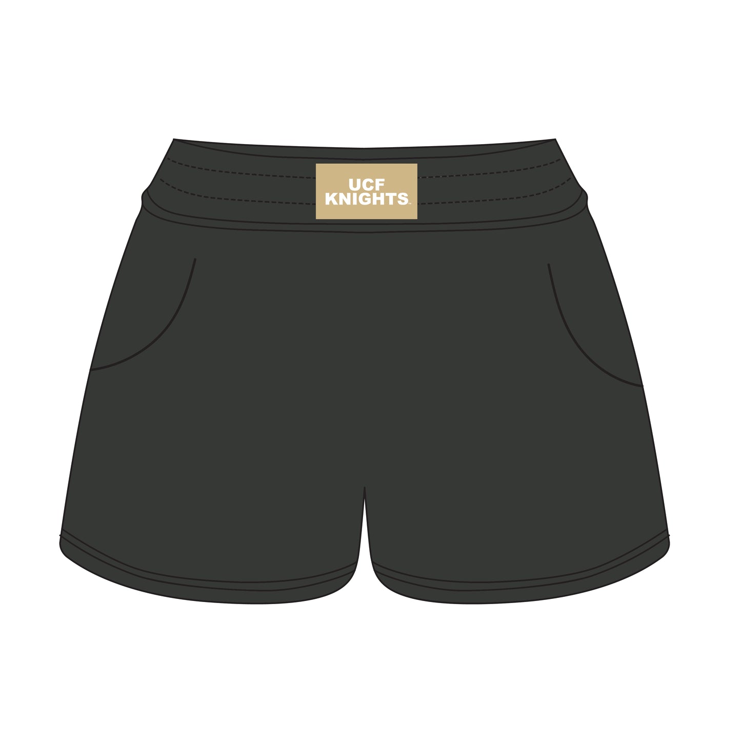 The Ava Airy Shorts UCF Knights Woven Label | Youth Graphite