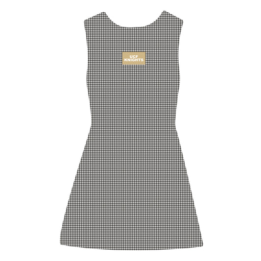The Grace Gingham Dress UCF Knights Woven Label | Graphite
