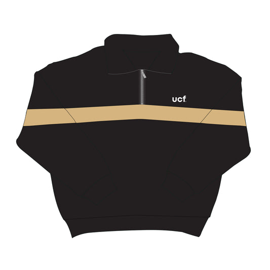 The Heather Half Zip UCF | Black