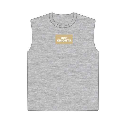 The Anna Active Tank UCF Knights Woven Label | Heather Grey