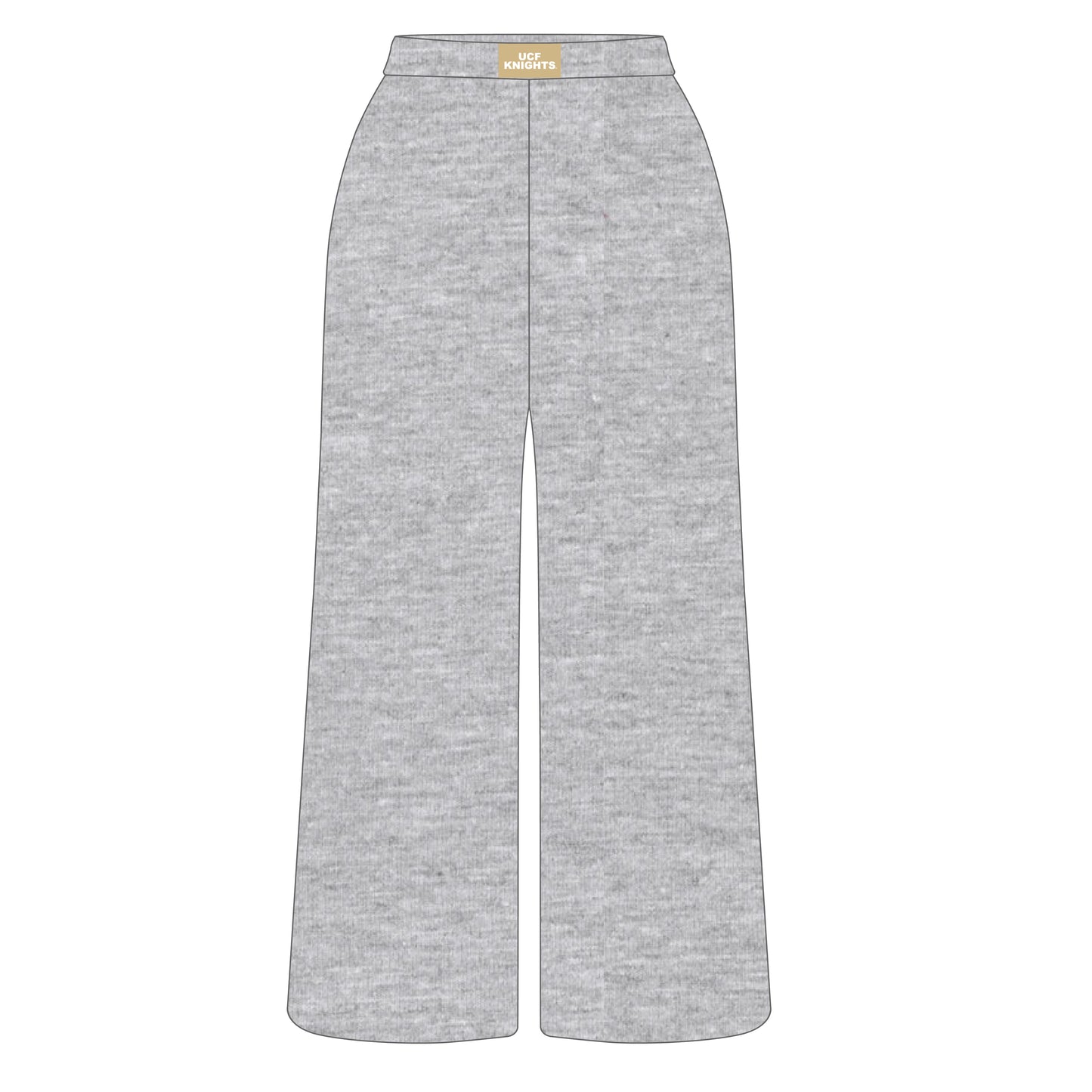The Ava Airy Pants UCF Knights Woven Label | Heather Grey