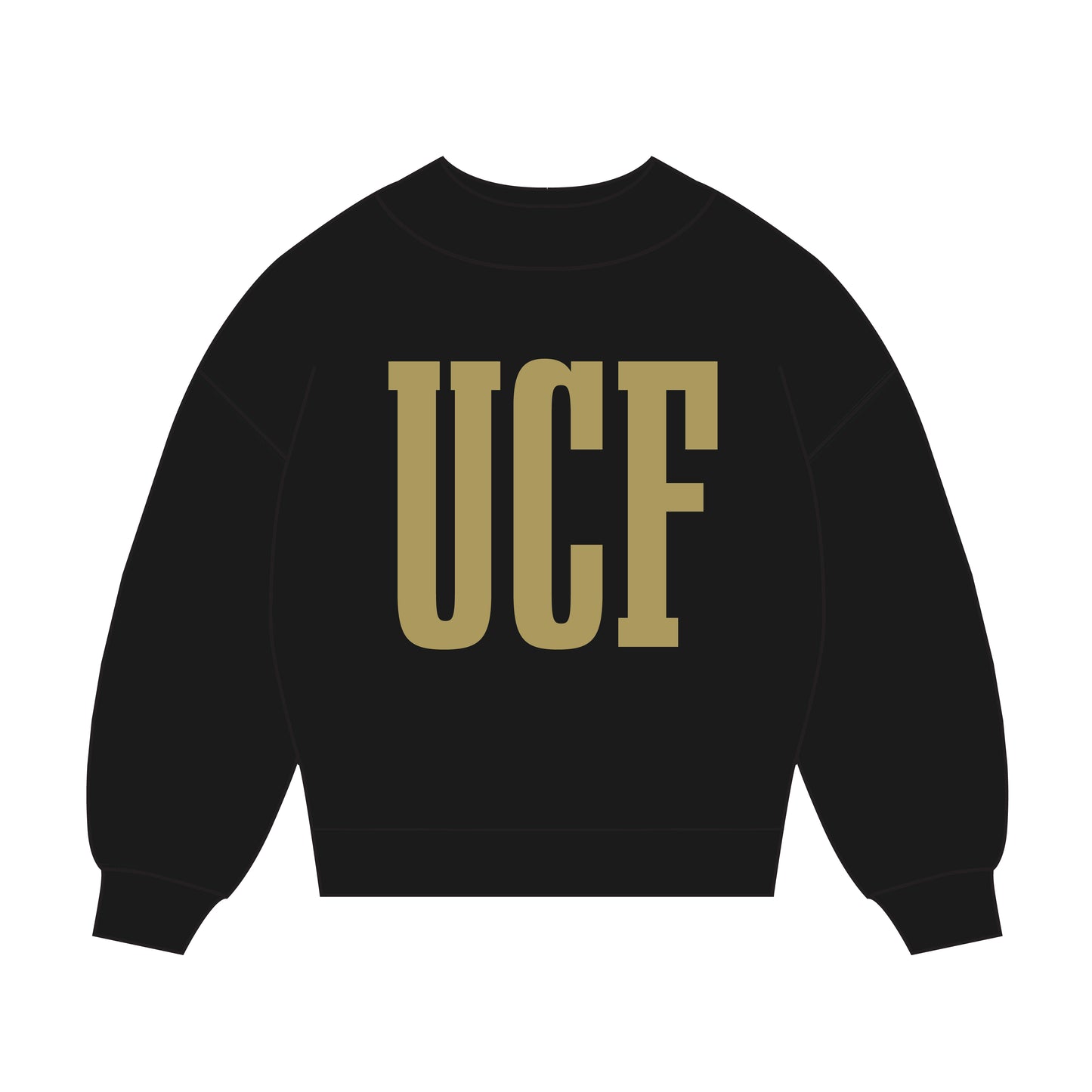 The Madi Varsity Mockneck UCF | Youth Graphite