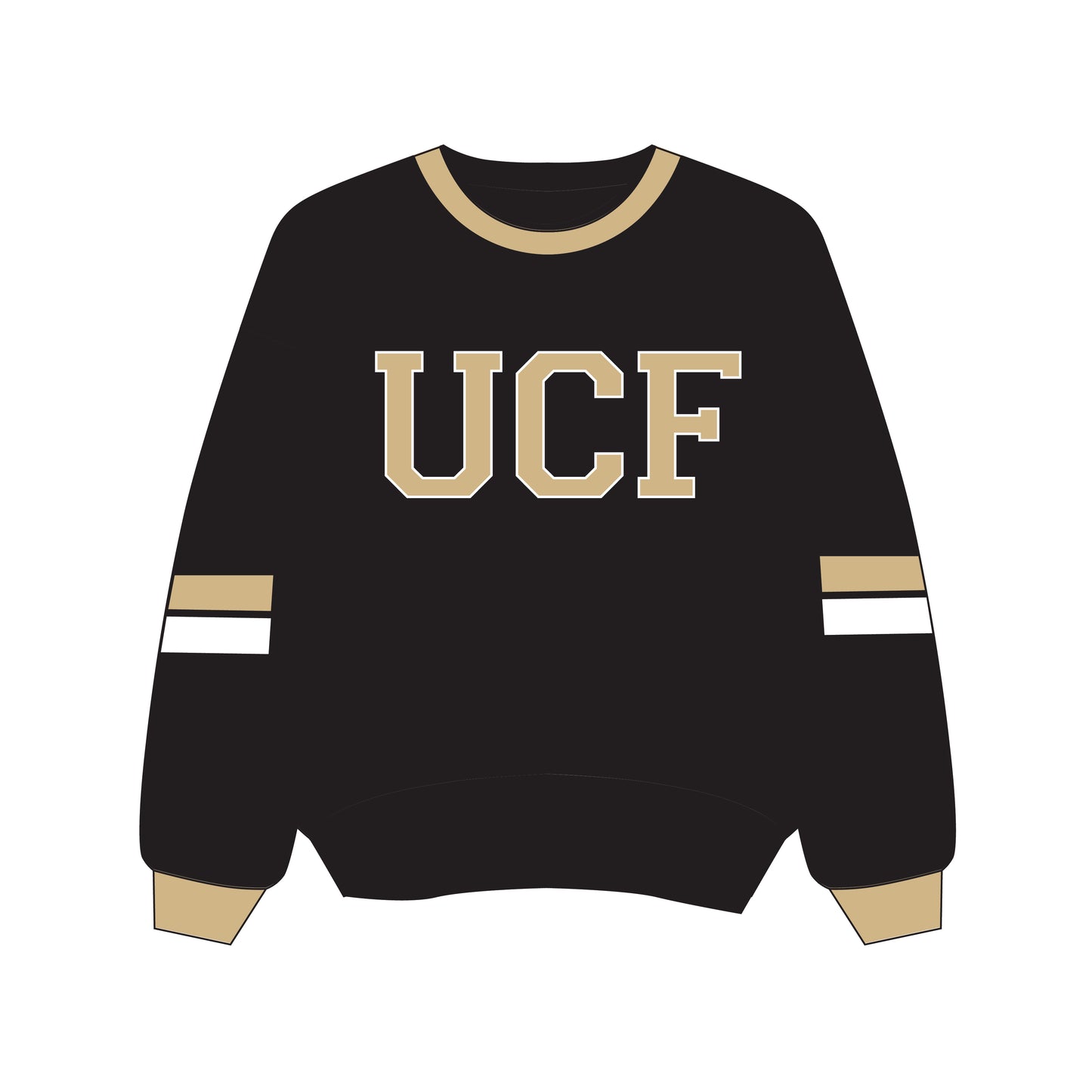 The Virginia Varsity Crewneck UCF | Black