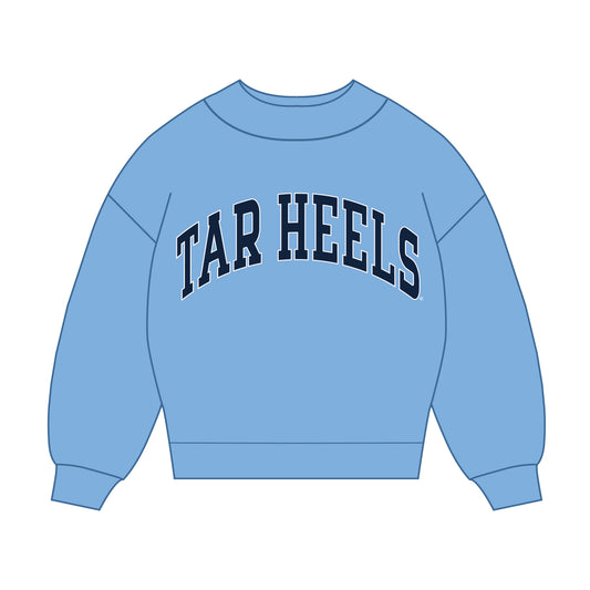 The Madi Classic Mockneck UNC | Carolina Blue